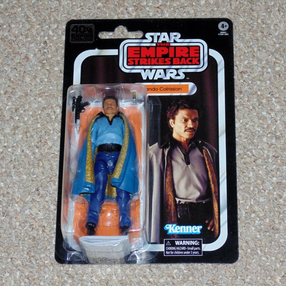 2020 Hasbro Star Wars ESB 40th 6" Black Series Lando Calrissian Figure MIB New
